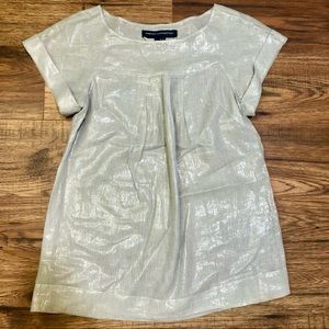 French Connection Shiny Blouse - Sz 2